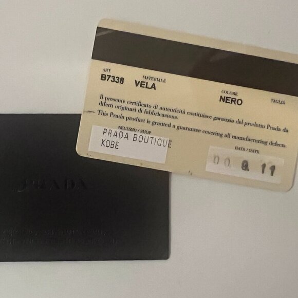 PRADA Black Tessuto Nylon Crossbody Messenger Bag - Picture 12 of 13